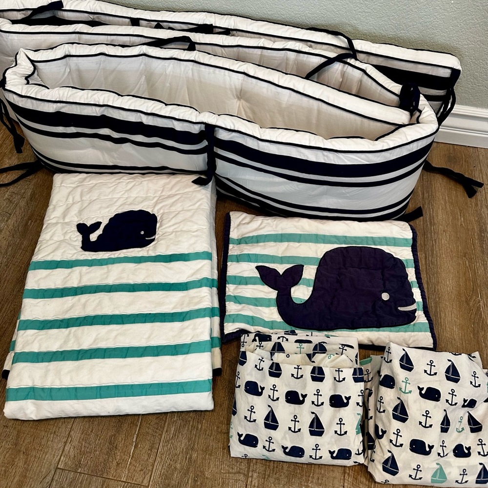 Pottery Barn Crib Bedding